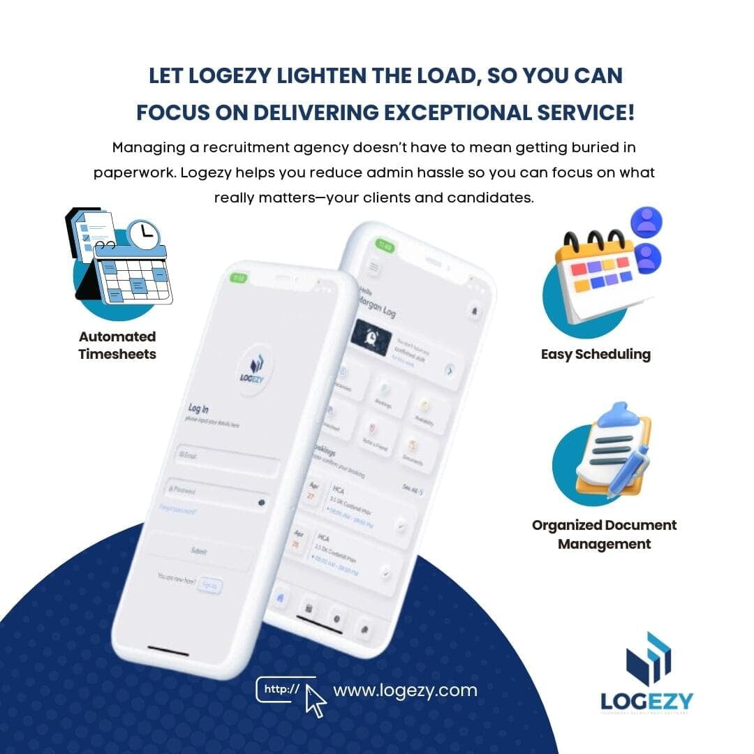 Top 3 Ways Logezy Reduces Admin Burden for Recruitment Agencies