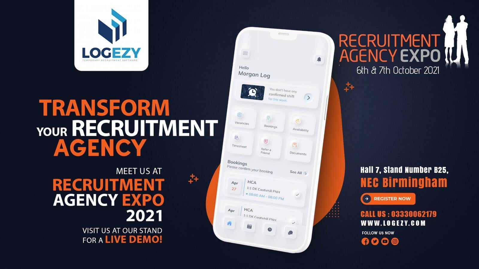 Recruitment Agency Expo 2021,  NEC Birmingham