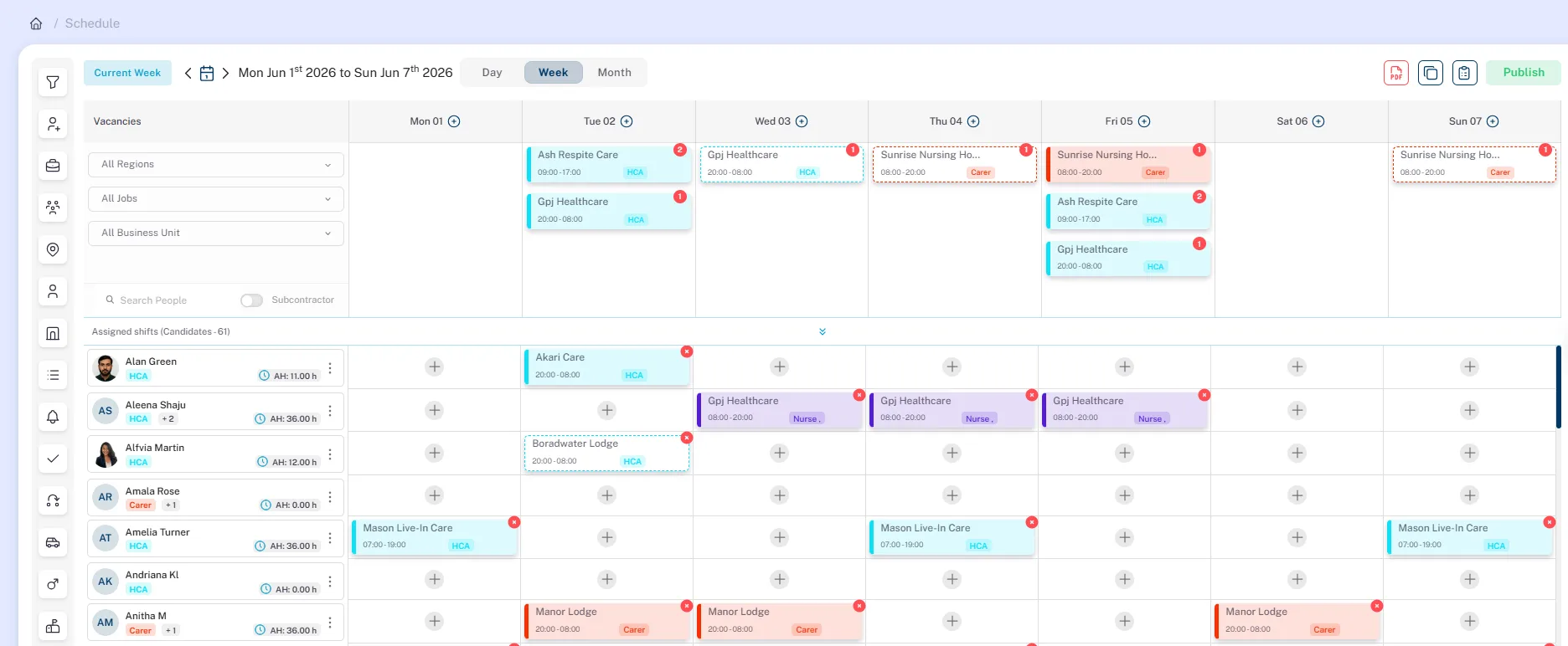 Logezy Schedule